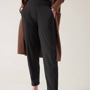 Athleta Brooklyn Ankle Pant 198671 Black Sz 14